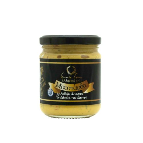 GRAECIA TERRA ΜΟΥΣΤΑΡΔΑ ΜΕ ΧΑΒΙΑΡΙ ΣΙΝΑΠΙΟΥ ΚΑΙ ΒΟΤΑΝΑ